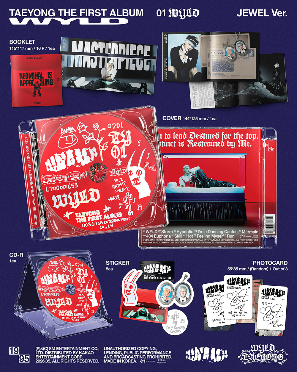 TAEYONG - THE FIRST ALBUM [WYLD] (JEWEL CASE VER.)