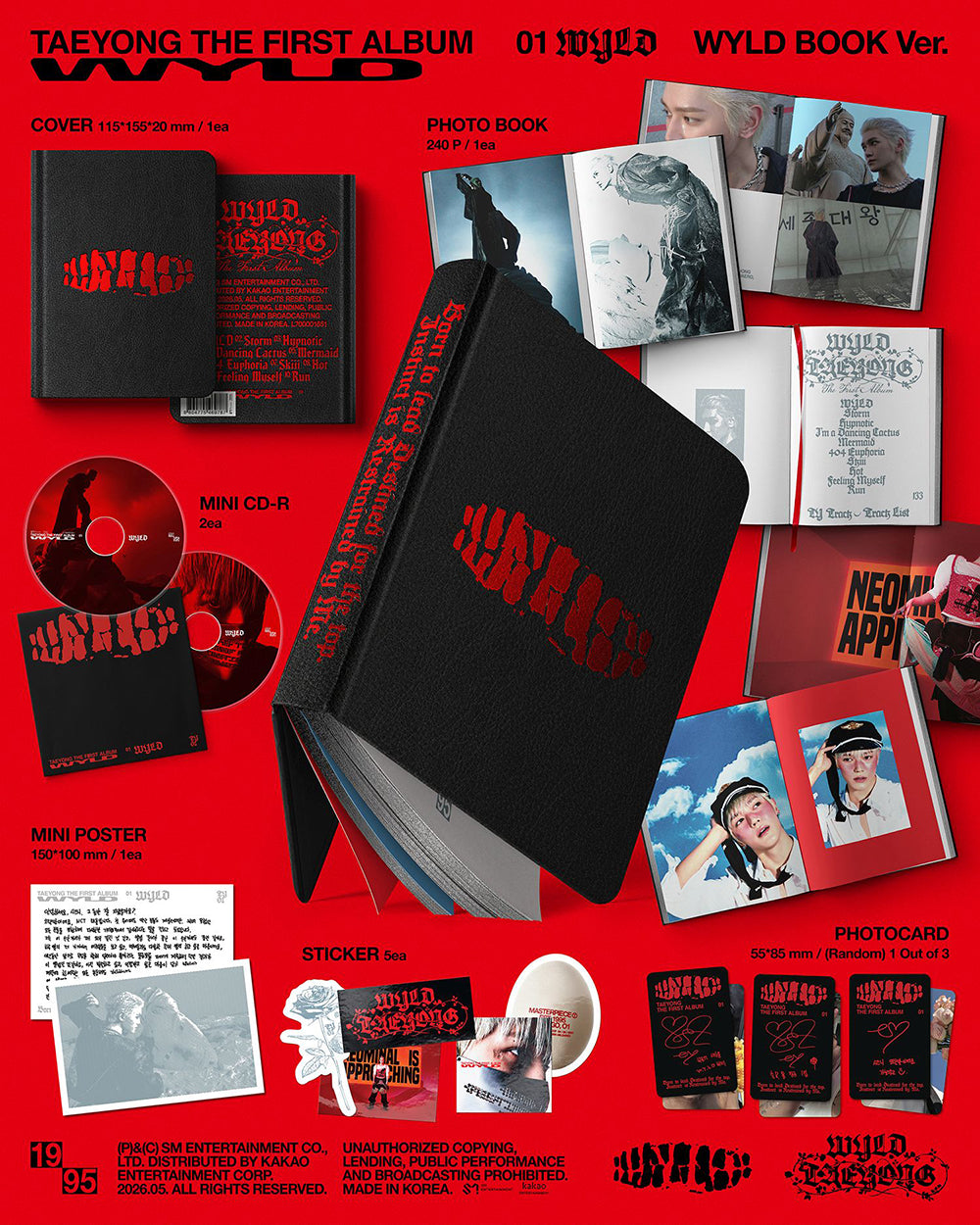 TAEYONG - THE FIRST ALBUM [WYLD] (WYLD BOOK VER.)