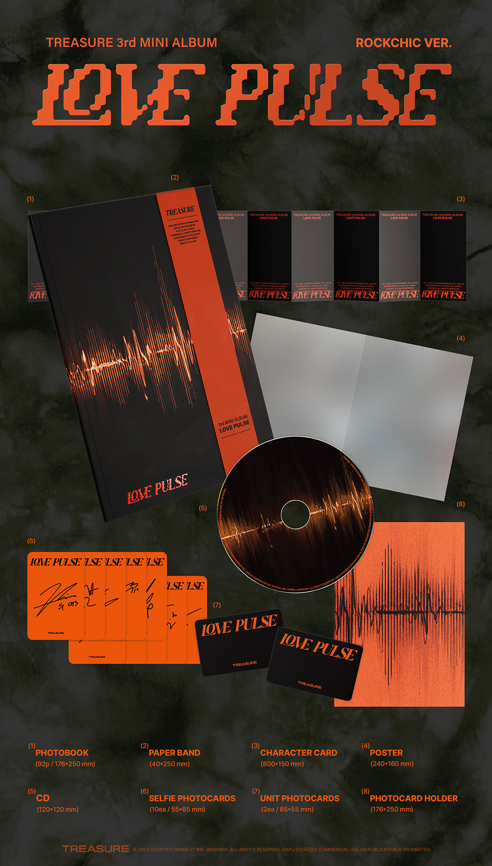 TREASURE - LOVE PULSE (STANDARD VER.) [3RD MINI ALBUM]