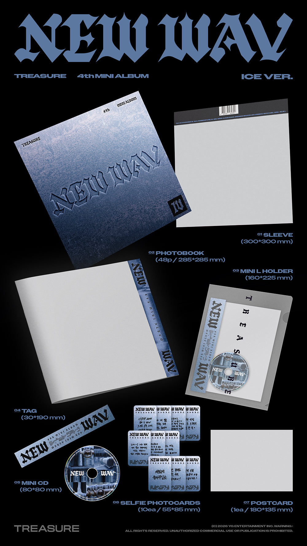 TREASURE - 4TH MINI ALBUM [NEW WAV] – TOKKI-SHOP