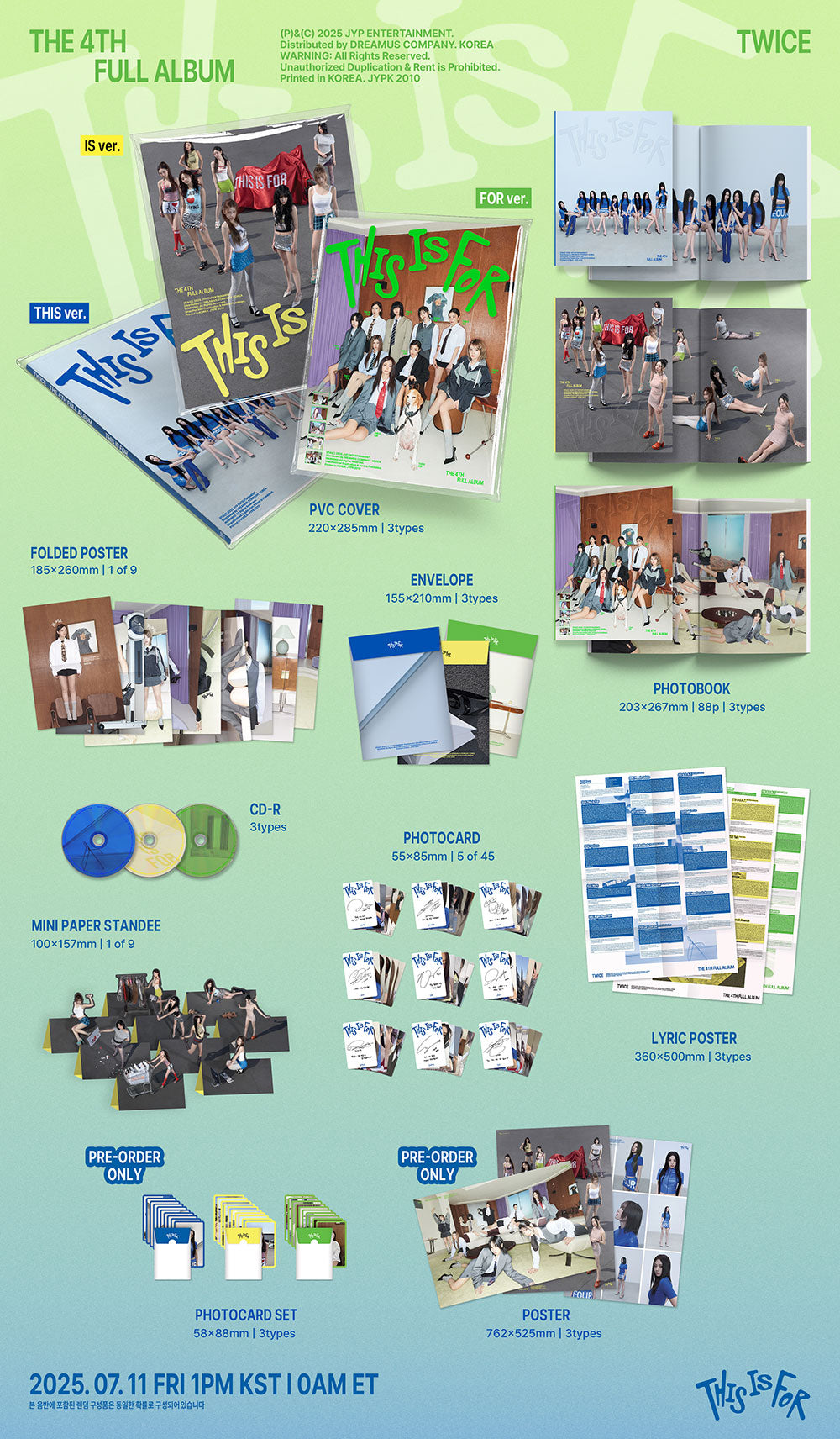 TWICE - THIS IS FOR (4TH ALBUM)