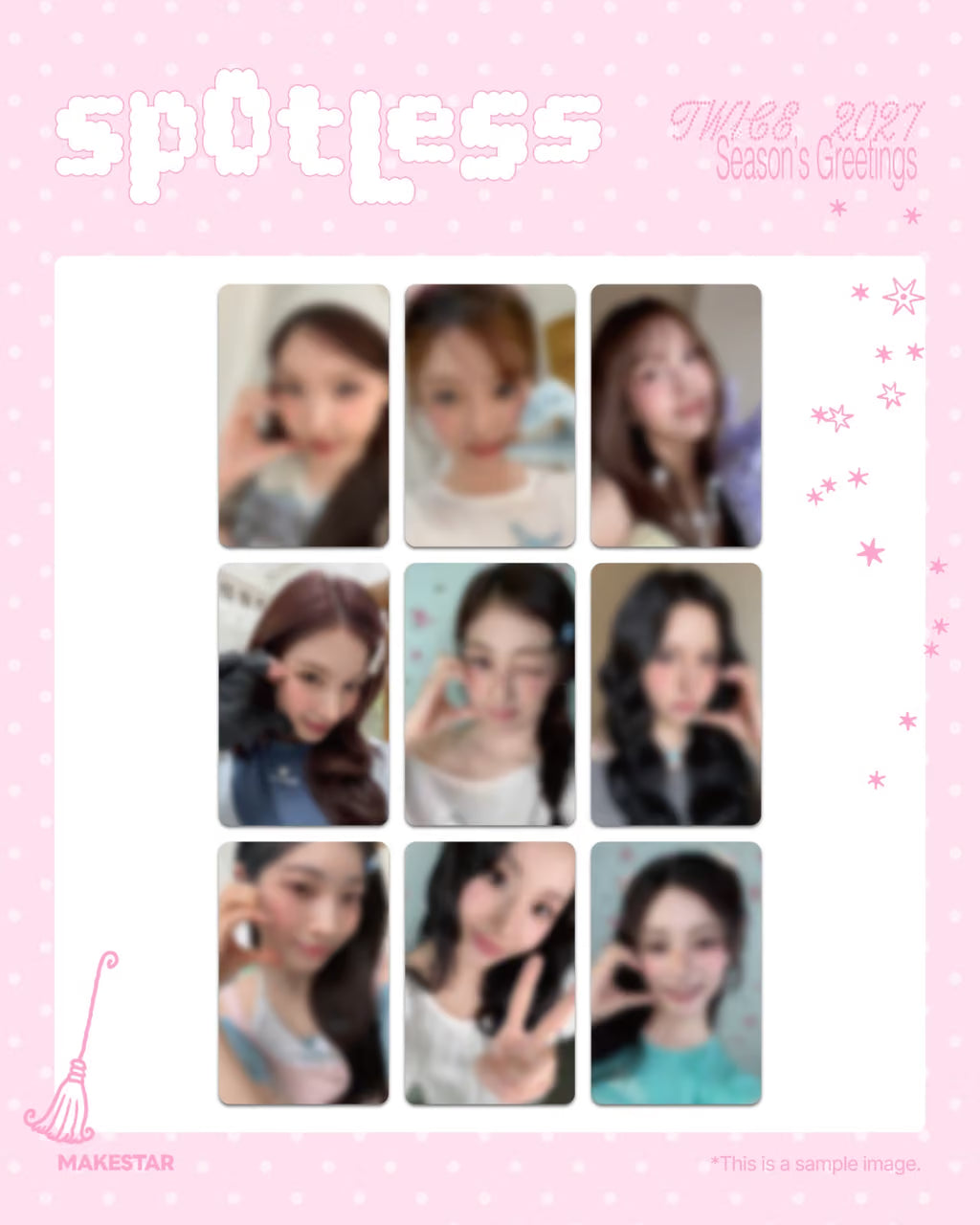 TWICE - 2027 SEASON'S GREETINGS [SPOTLESS] - MAKESTAR POB
