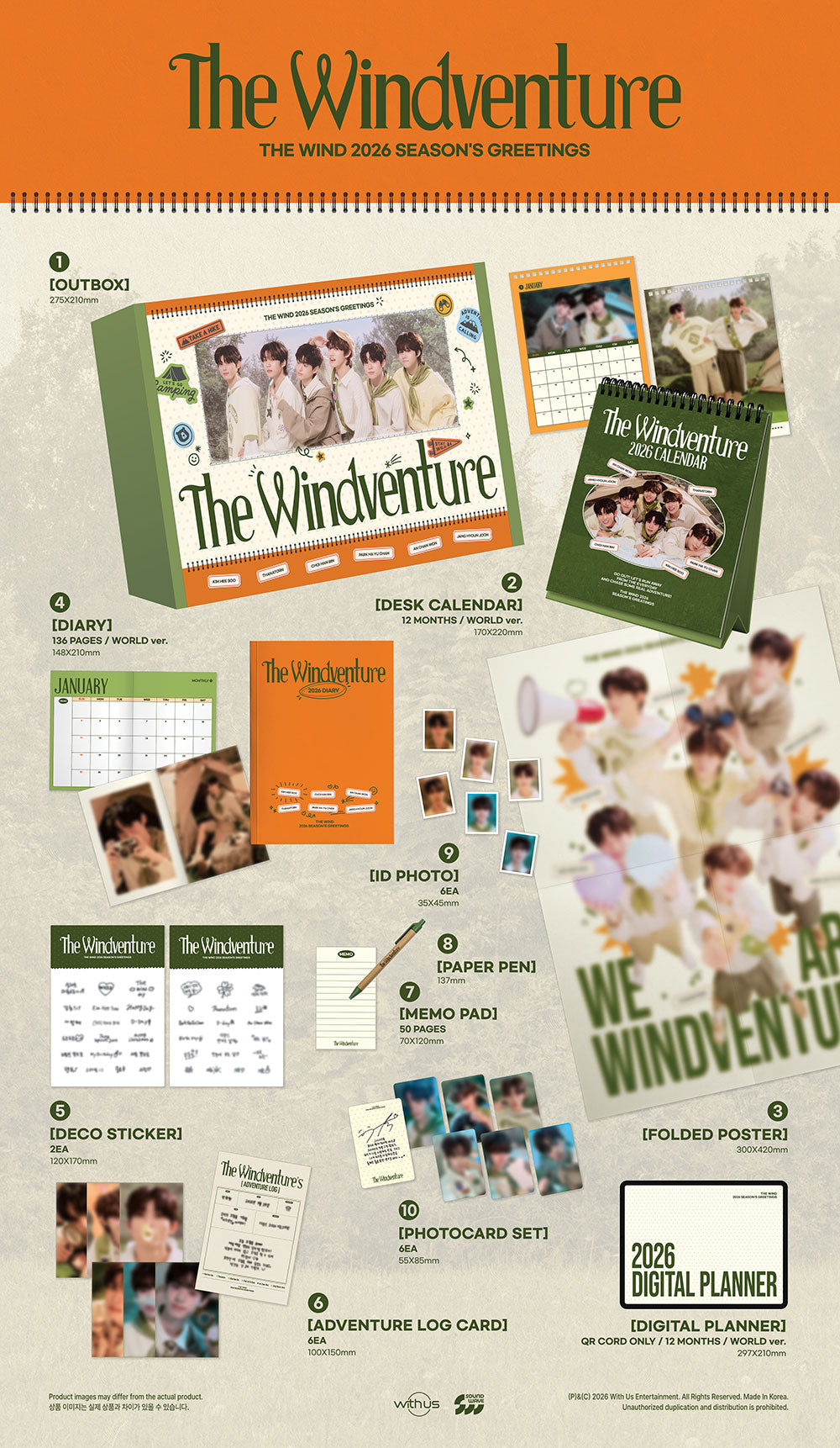 [PRE-ORDER] THE WIND - 2026 SEASON'S GREETINGS [THE WINDVENTURE]