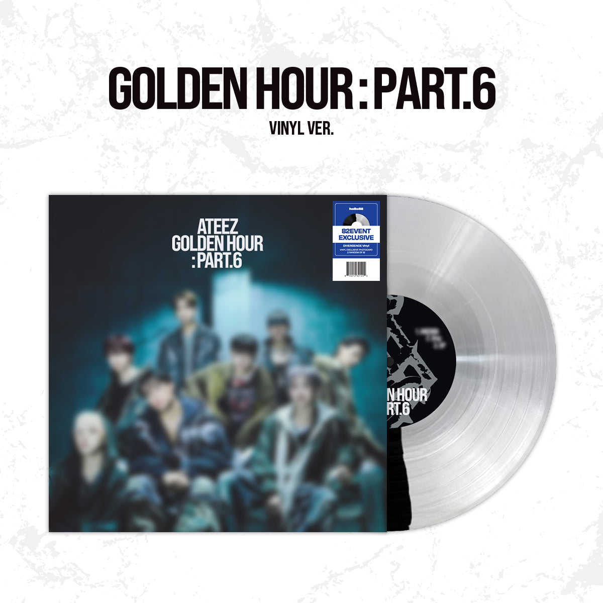 ATEEZ - 15TH MINI ALBUM [GOLDEN HOUR : PART.6] (VINYL VER.) + HELLO82 EXCLUSIVE GIFT
