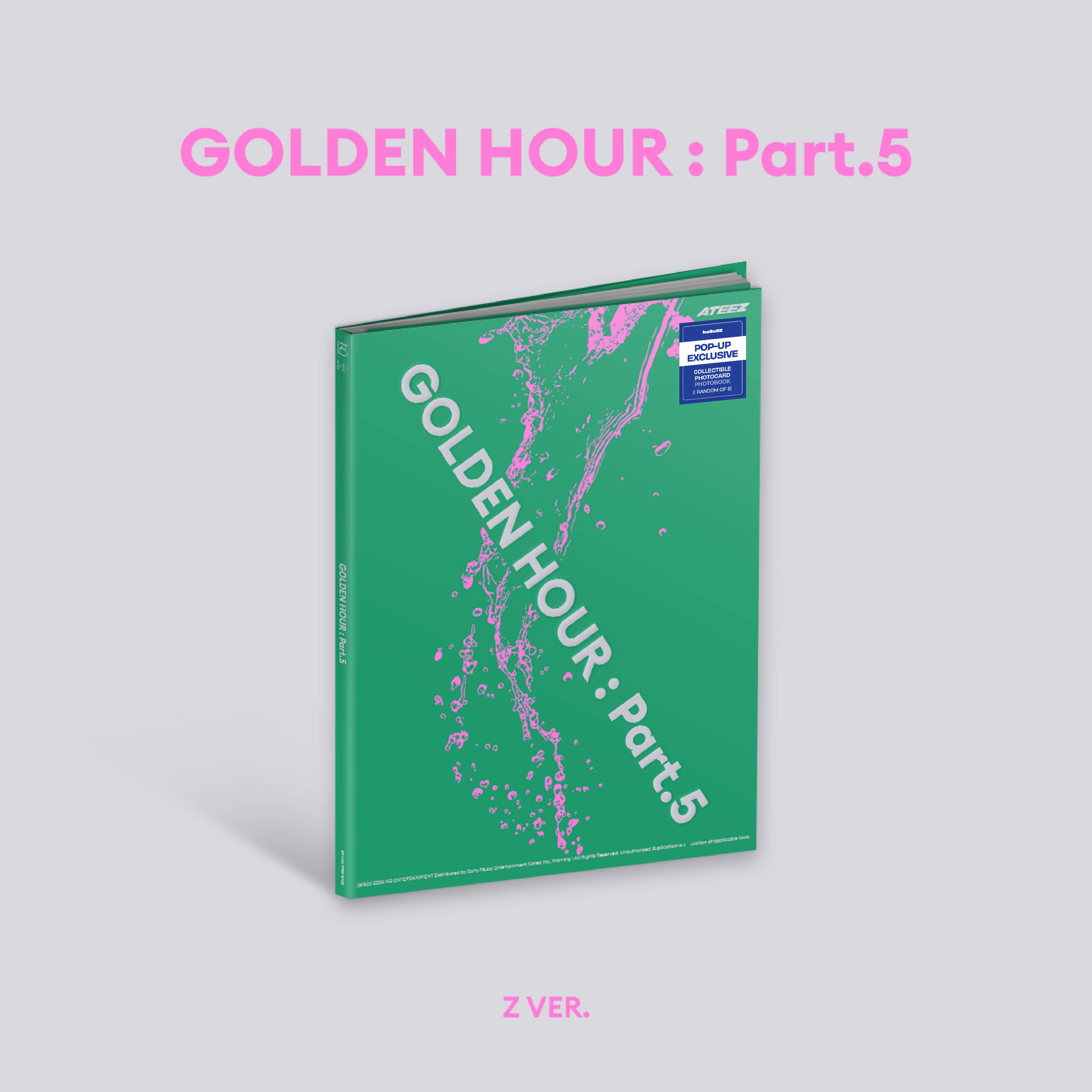 ATEEZ - GOLDEN HOUR : Part.5 - POP-UP Exclusive – TOKKI-SHOP