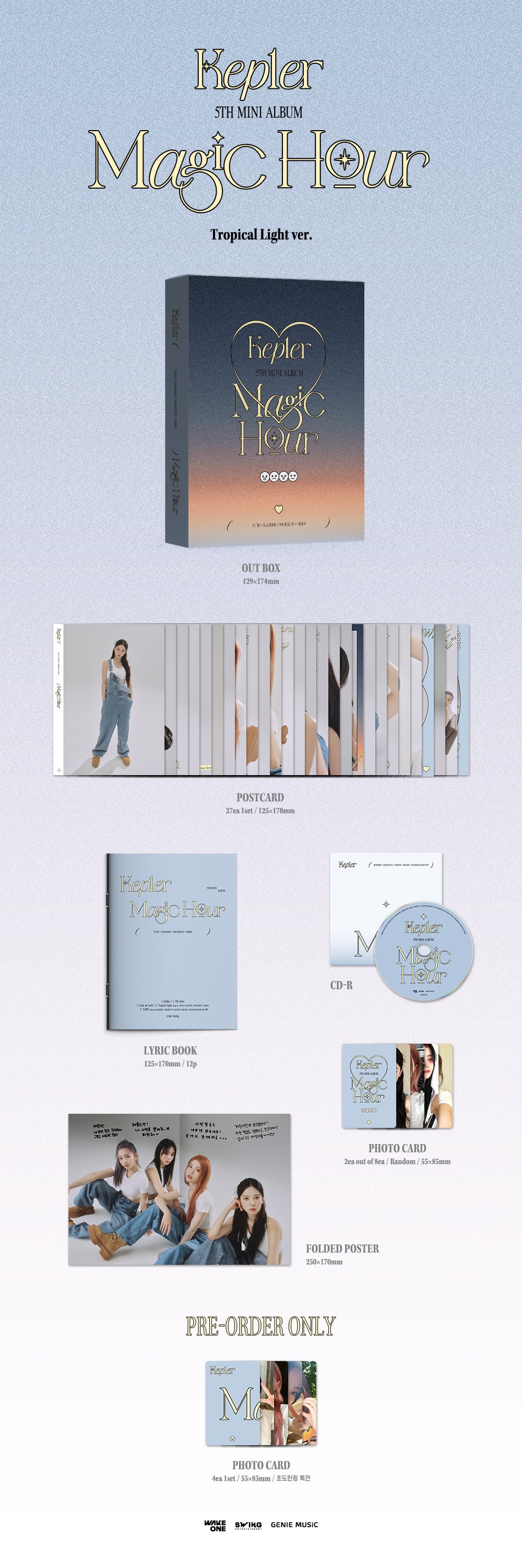 KEP1ER - MAGIC HOUR (UNIT VERSION) [5TH MINI ALBUM] – TOKKI-SHOP