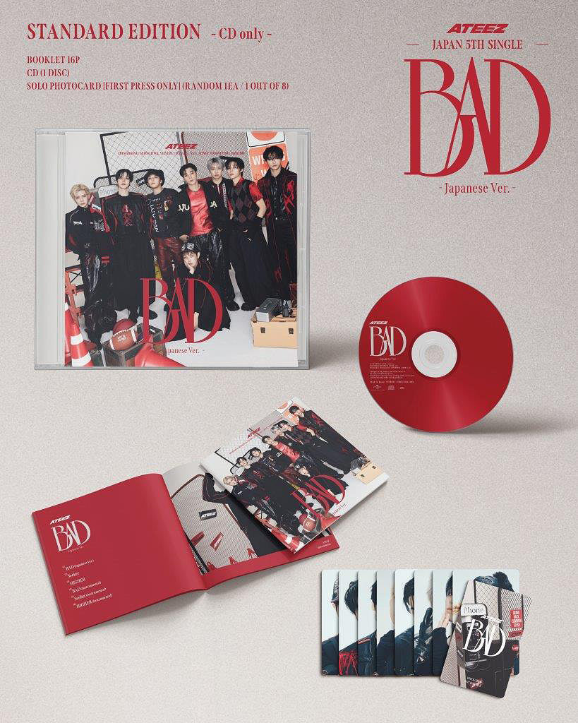ATEEZ - BAD (JAPANESE 5TH SINGLE ALBUM) [REGULAR EDITION]