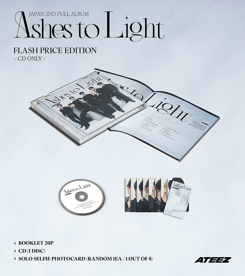 ATEEZ - ASHES TO LIGHT (JAPANESE 2ND FULL ALBUM)