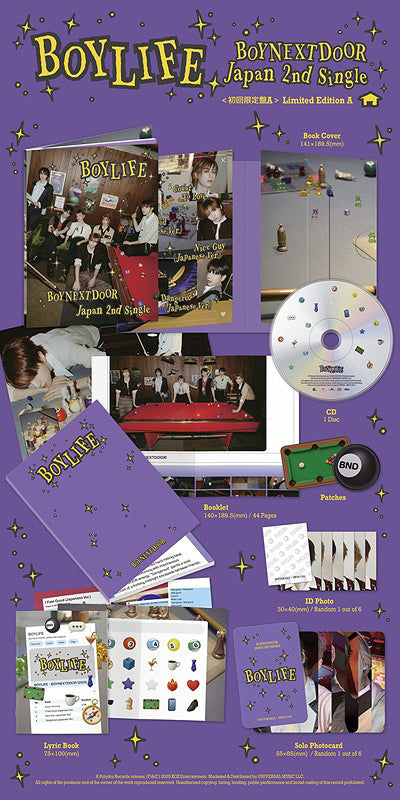 BOYNEXTDOOR - BOYLIFE (JAPANESE 2ND SINGLE ALBUM)