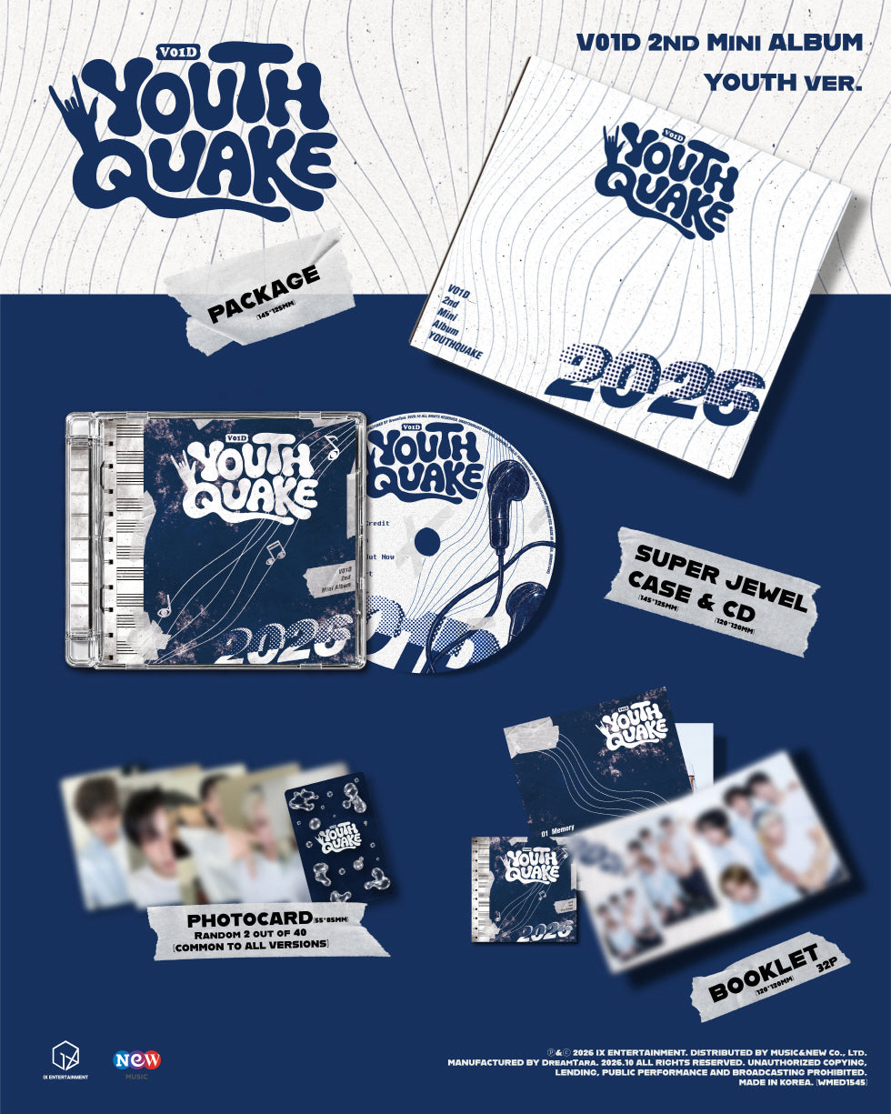 V01D - 2ND MINI ALBUM [YOUTHQUAKE] (V8-6A13-102) - image 2 [e0c32887bada]