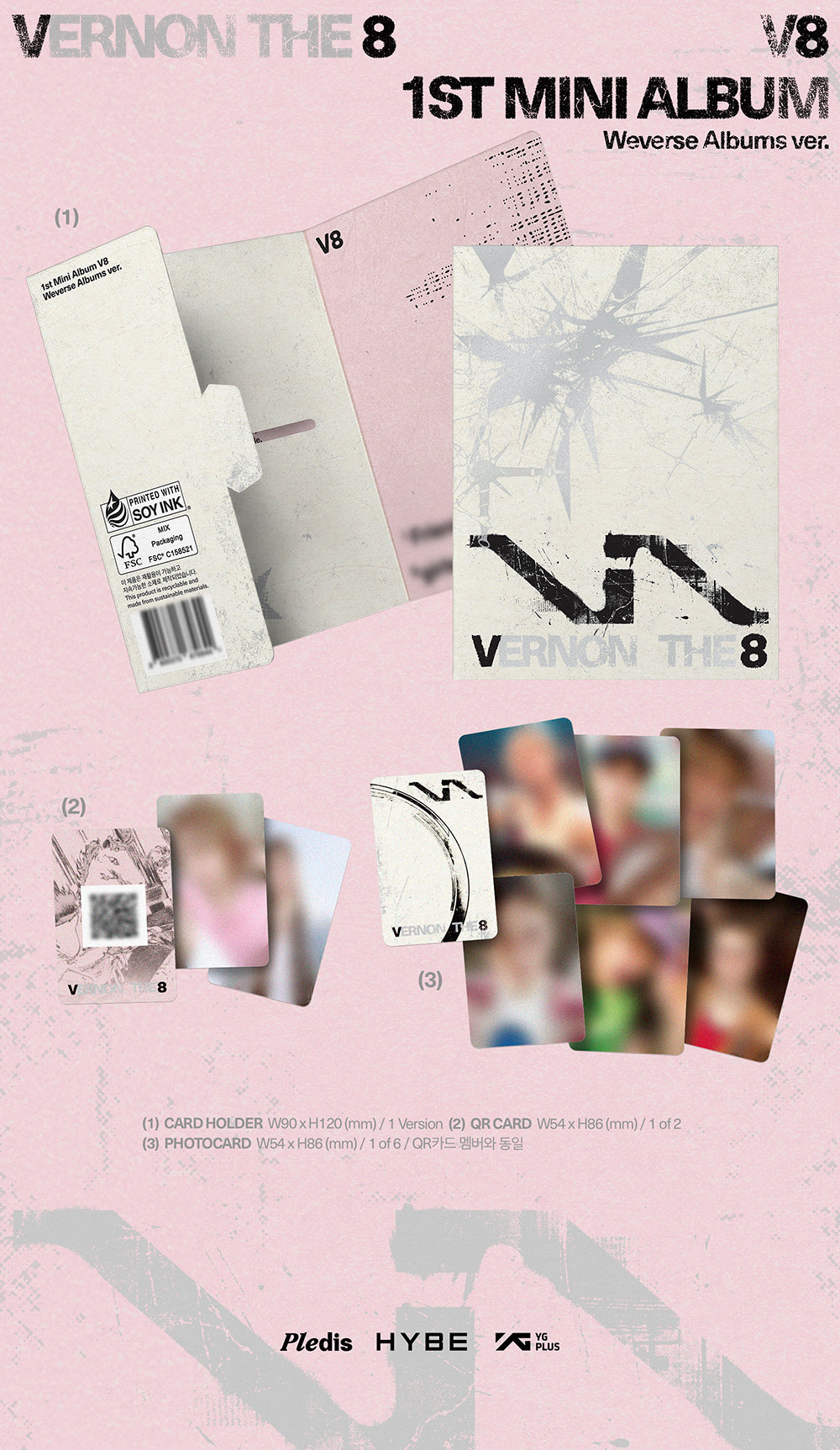 V8 (SEVENTEEN) - 1ST MINI ALBUM [V8] WEVERSE ALBUMS VER.