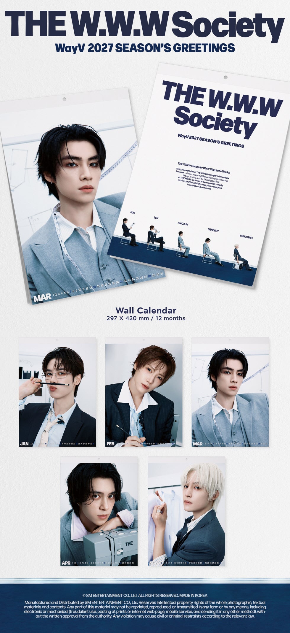 WAYV - 2027 WALL CALENDAR (W2-6C24-104) - image 2 [a496abf8cf85]