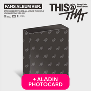 STRAY KIDS - THIS & THAT (FANS ALBUM VER.) + ALADIN POB PHOTOCARD