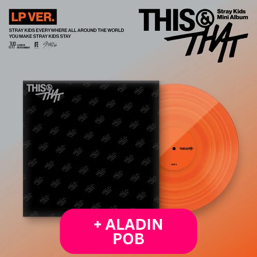 STRAY KIDS - THIS & THAT (LP VER.) + ALADIN POB PHOTOCARD
