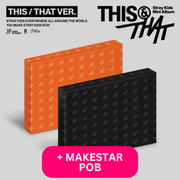 STRAY KIDS - THIS & THAT + MAKESTAR HOLOGRAM POB PHOTOCARD