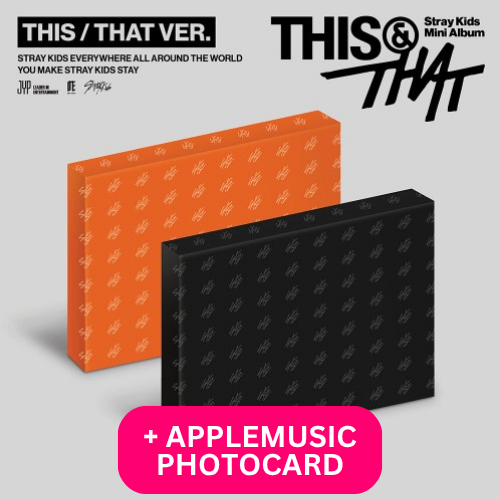 STRAY KIDS - THIS & THAT + APPLEMUSIC POB PHOTOCARD