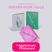ATEEZ - 14TH MINI ALBUM [GOLDEN HOUR : PART.5] + APPLEMUSIC POB PHOTOCARD