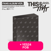 STRAY KIDS - THIS & THAT (FANS ALBUM VER.) + YES24 POB PHOTOCARD