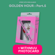 ATEEZ - 14TH MINI ALBUM [GOLDEN HOUR : PART.5] (KEY CHAIN VER.) - WITHMUU POB