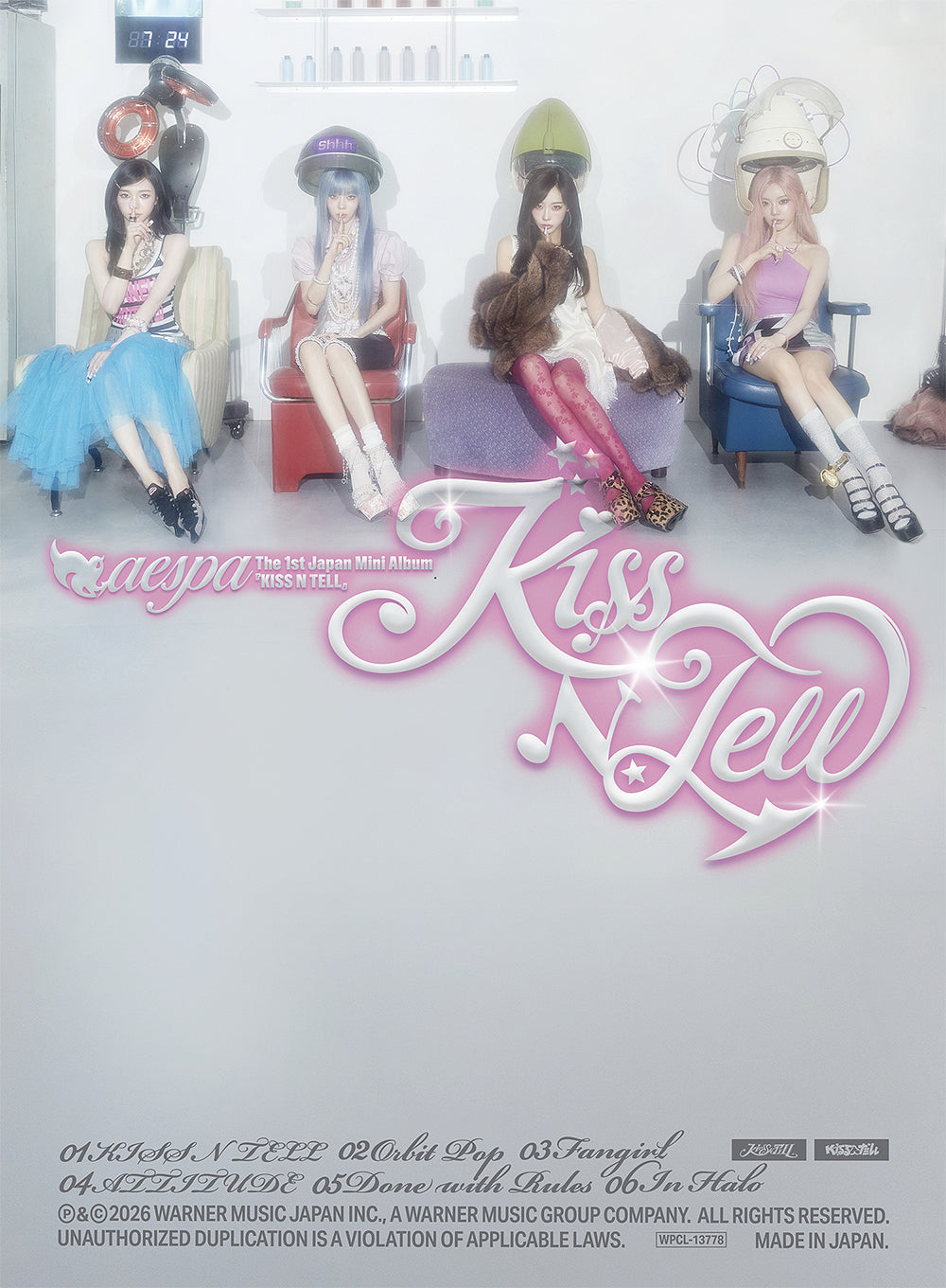 AESPA - KISS N TELL (LIMITED EDITION VER.) 1ST JAPAN MINI ALBUM