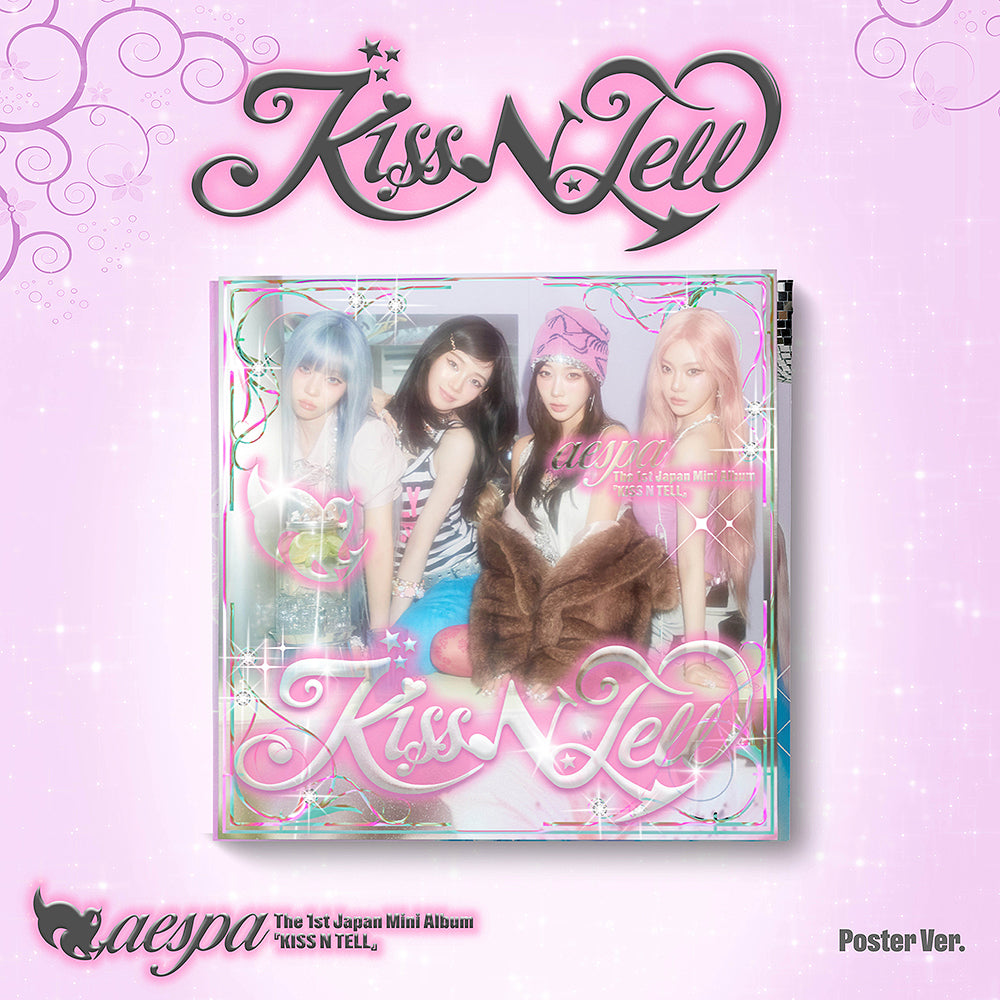 AESPA - KISS N TELL (POSTER VER.) 1ST JAPAN MINI ALBUM