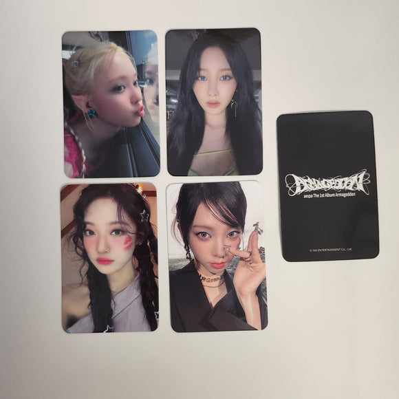 AESPA - ARMAGEDDON (MY POWER VER.) - APPLE MUSIC POB PHOTOCARD