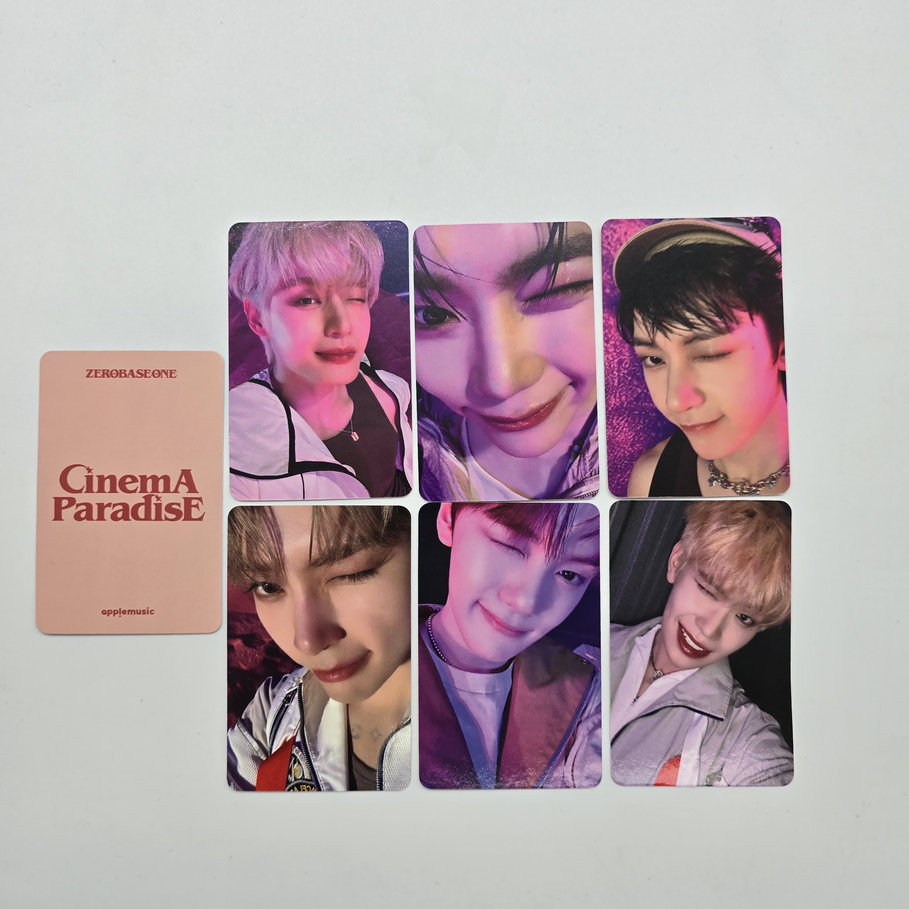 ZEROBASEONE - CINEMA PARADISE (PHOTOBOOK VER.) - APPLE MUSIC POB PHOTOCARD