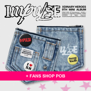 Xdinary Heroes - 9th Mini Album IMPULSE (DENIM POUCH Ver.) + FANS SHOP POB (X1-6A14-201) - image 1 - POB cover