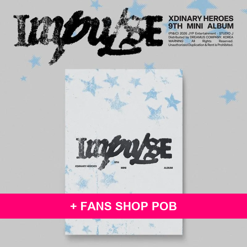 Xdinary Heroes - 9th Mini Album IMPULSE (POSTCARD BOOK Ver.) + FANS SHOP POB (X1-6A14-202) - image 1 - POB cover