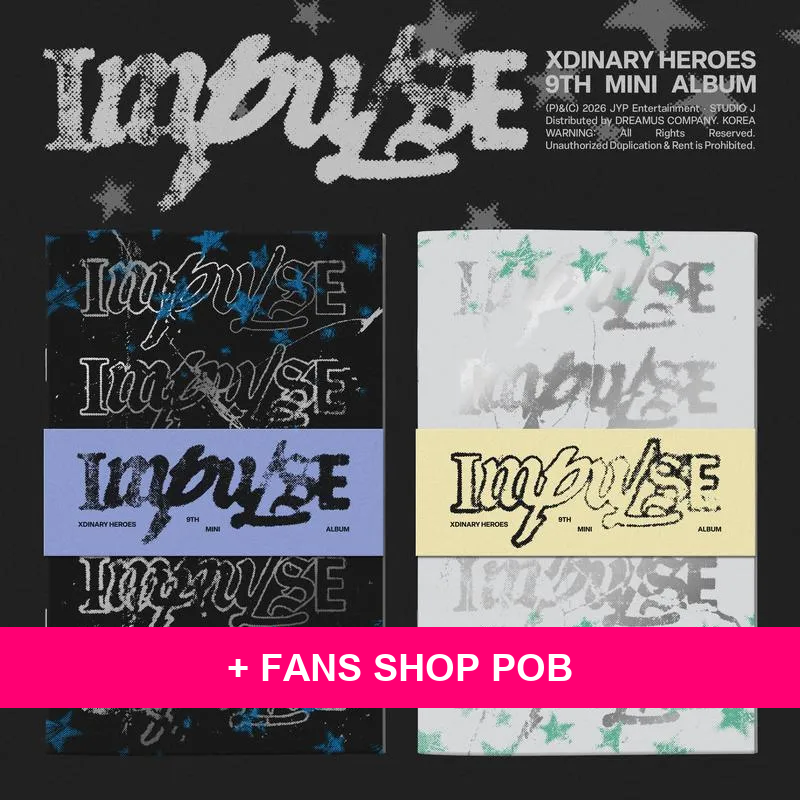 Xdinary Heroes - 9th Mini Album IMPULSE (BACKSTAGE Ver. / Band of Outsiders Ver.) + FANS SHOP POB (X1-6A14-203) - image 1 - POB cover
