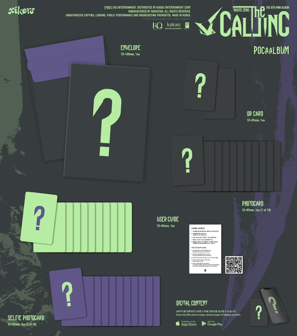 XIKERS - 8TH MINI ALBUM [ROUTE ZERO : THE CALLING] (POCAALBUM) (X3-6B03-105) - image 2 [4798511b65e6]