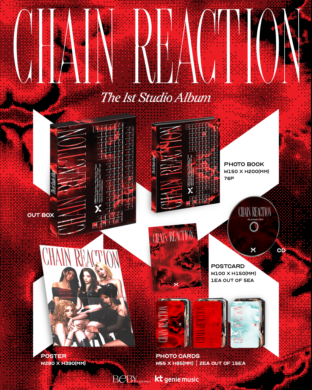 X:IN - 1ST FULL ALBUM [CHAIN REACTION] (CD VER.) (X7-6A20-101) - image 2 [ecbc63a6b168]