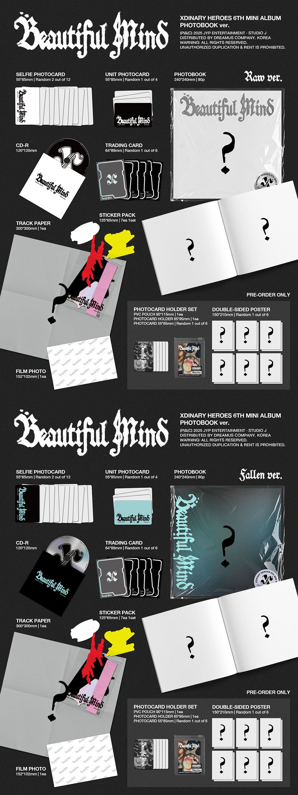 [PRE-ORDER] XDINARY HEROES - BEAUTIFUL MIND (PHOTOBOOK VER.) [6TH MINI ALBUM]