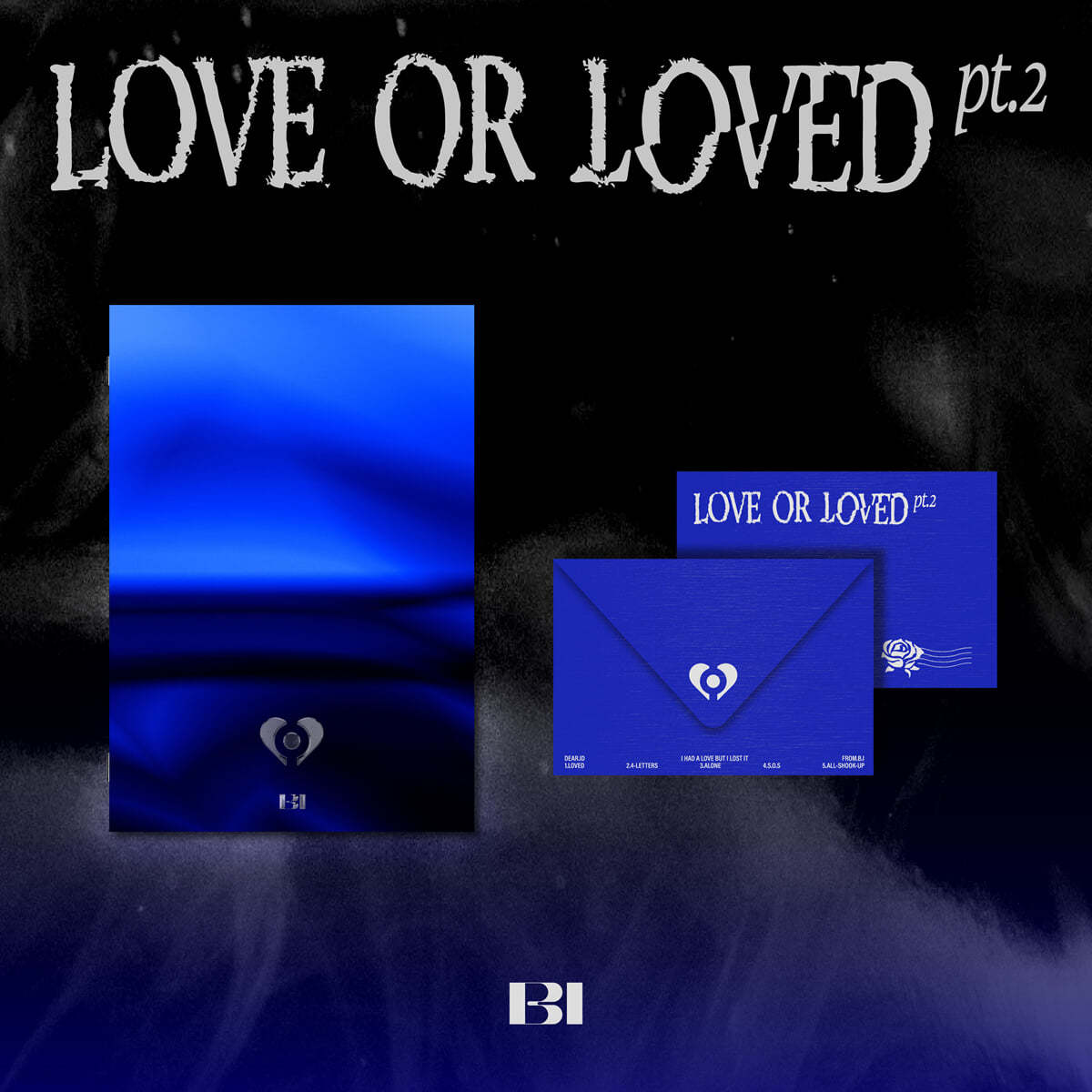 B.I - LOVE OR LOVED PART.2 (PHOTOBOOK & LETTER VER.)