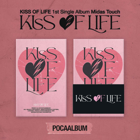 [PRE-ORDER] KISS OF LIFE - MIDAS TOUCH (POCA ALBUM VER.) [1ST SINGLE ALBUM]