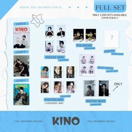 YESUNG (SUPER JUNIOR) - KINO 2026. 9 (CHINESE MAGAZINE) (COVER: YESUNG) (Y2-6B30-101) - image 1 [84f5fb0bb074]