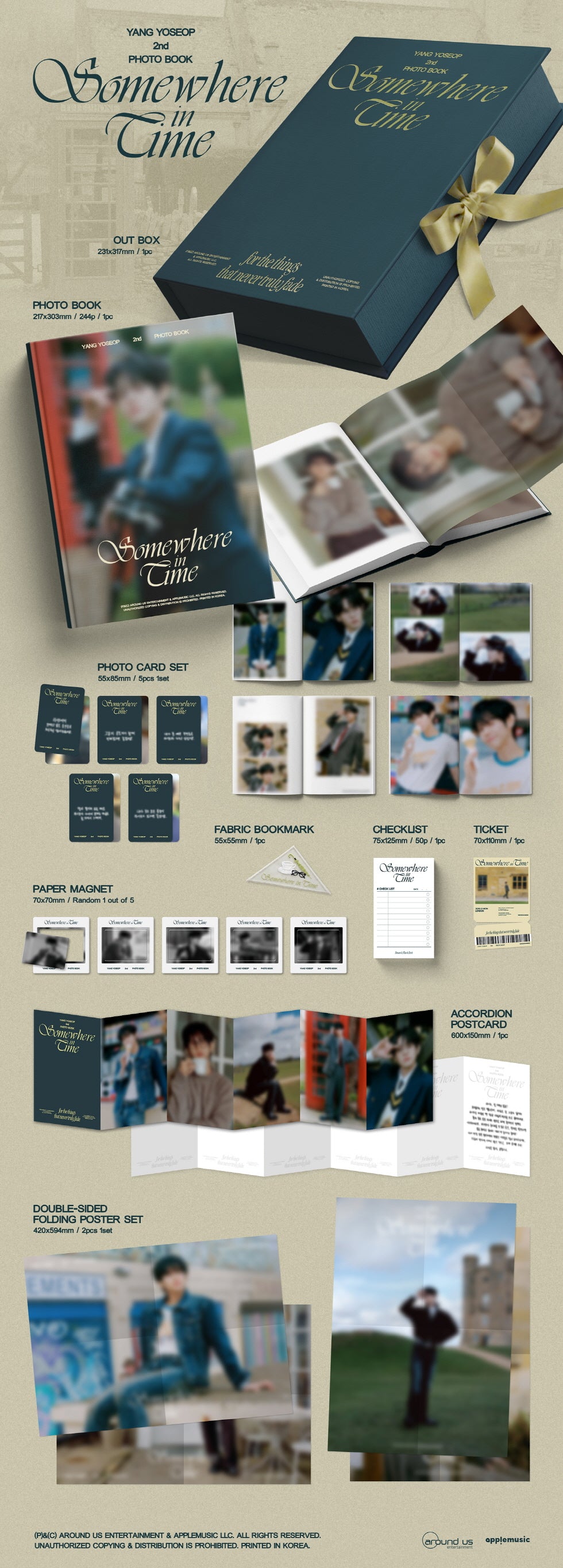 YANG YOSEOP - 2ND PHOTO BOOK [SOMEWHERE IN TIME] (Y25-6909-101) - image 2 [b2e1acd0df54]