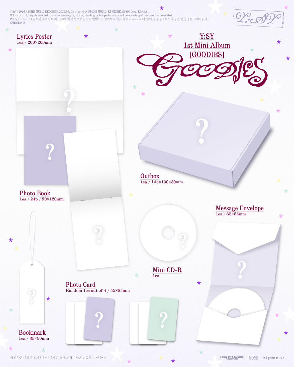 Y:SY - 1ST MINI ALBUM [GOODIES] (Y29-6919-101) - image 2 [ff1db1afbade]