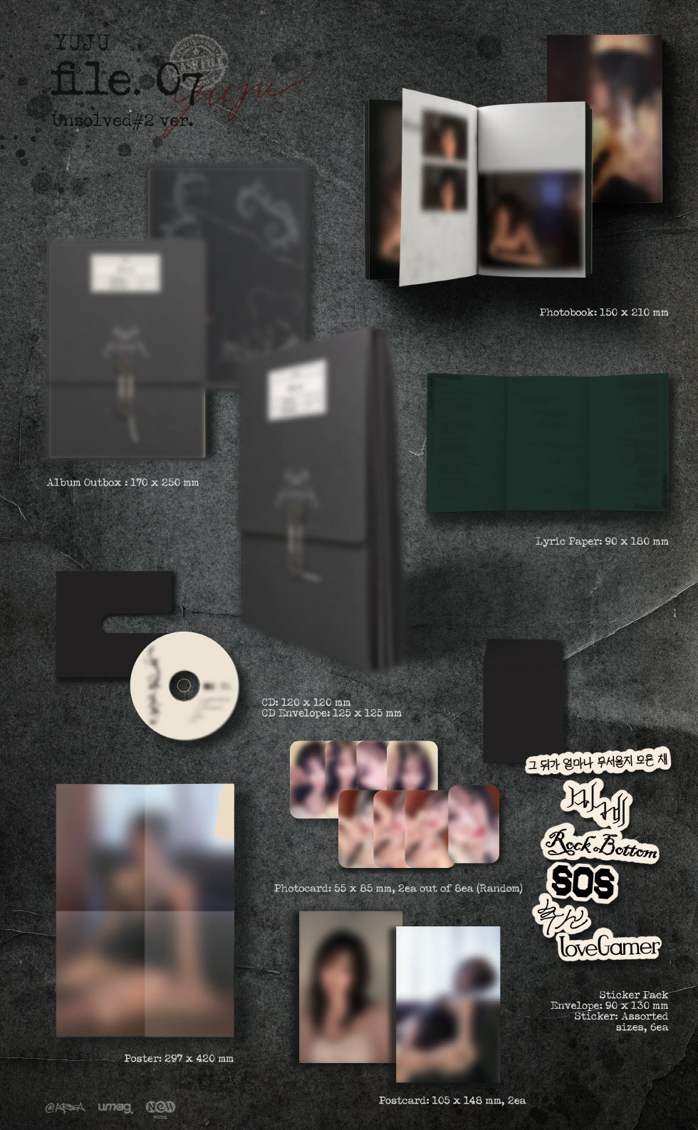YUJU - 4TH MINI ALBUM : FILE. 07 (Y5-6A14-102) - image 2 [ded2428357c5]