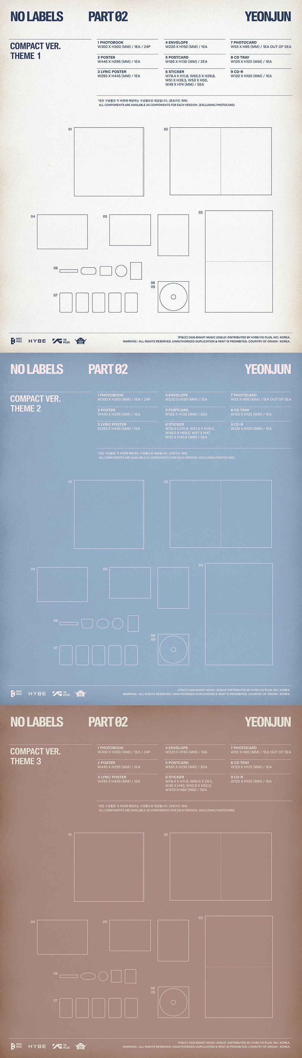 YEONJUN - NO LABELS: PART 02 (COMPACT VER.)