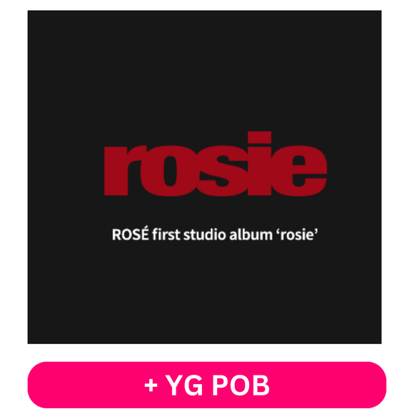 [PRE-ORDER] ROSÉ - ROSIE + YG POB PHOTOCARD