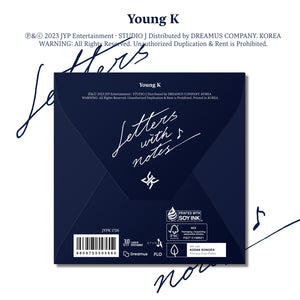 YOUNG K (DAY6) - LETTERS WITH NOTES (DIGIPACK VER.)