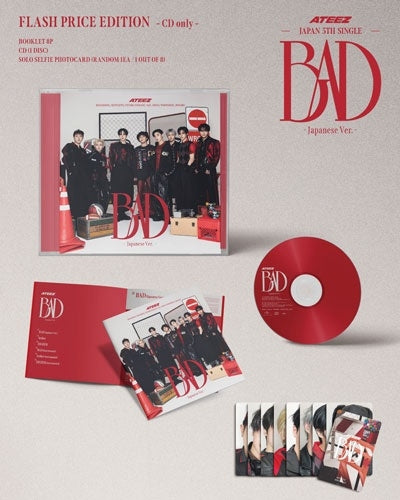 ATEEZ - BAD (JAPANESE 5TH SINGLE ALBUM) [FLASH PRICE EDITION / LIMITED RELEASE]