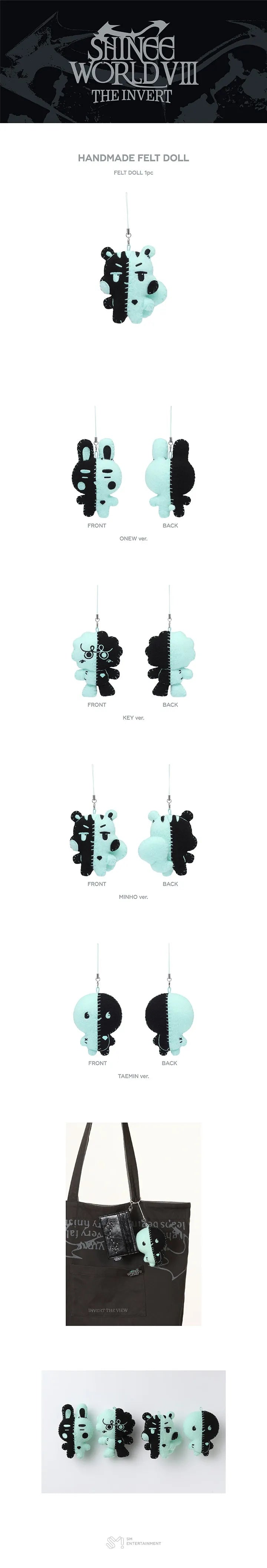 SHINee - HANDMADE FELT DOLL - The Trilogy I - 2026 SHINee WORLD VIII : [THE INVERT]