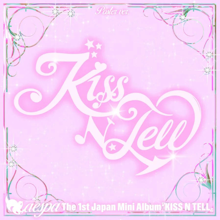 AESPA - KISS N TELL (POSTER VER.) 1ST JAPAN MINI ALBUM