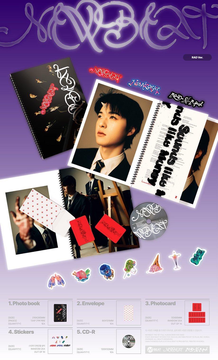 NEWBEAT - RAW AND RAD (PHOTOBOOK VER.) [1ST FULL ALBUM]