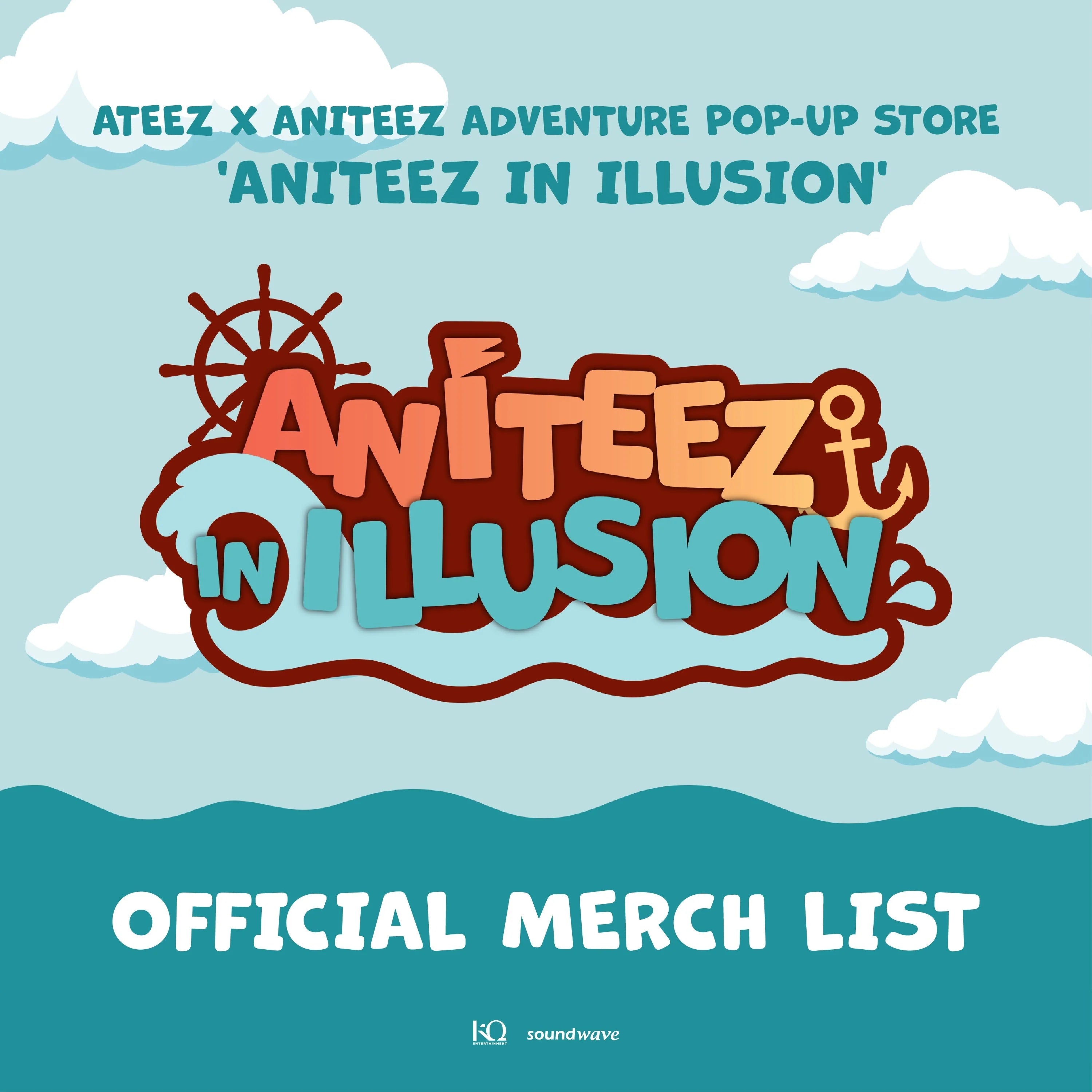 ATEEZ - MONITOR DOLL MARINE VERSION - ANITEEZ IN ILLUSION ATEEZ X ANITEEZ ADVENTURE POP-UP STORE OFFICIAL MD 2