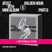 ATEEZ - GOLDEN HOUR : PART.6 (EARPHONE CHARM VER.) + WITHMUU POB