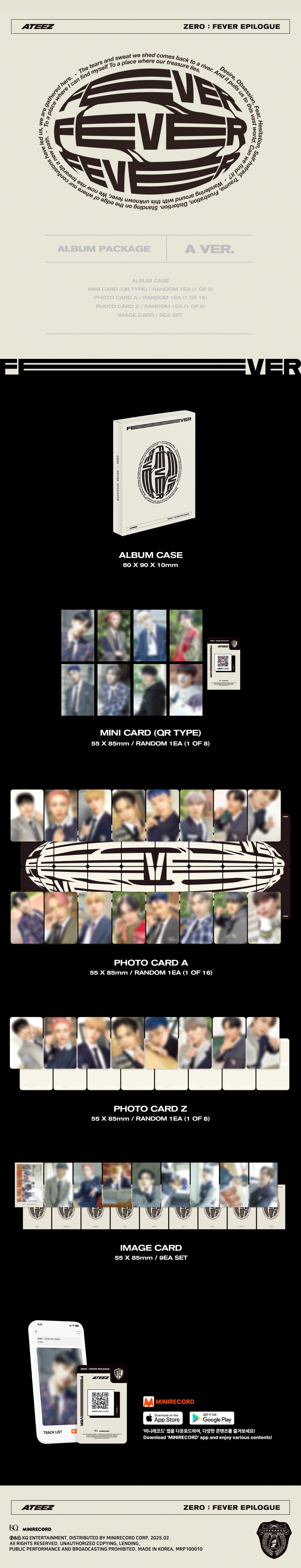 [PRE-ORDER] ATEEZ - ZERO : FEVER EPILOGUE (PLATFORM VER.) + WITHMUU POB PHOTOCARD