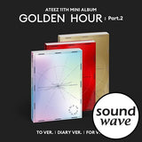 [PRE-ORDER] ATEEZ - GOLDEN HOUR : PART.2 (11TH EP ALBUM) + SOUNDWAVE POB PHOTOCARD